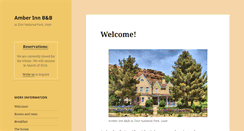 Desktop Screenshot of amber-inn.com
